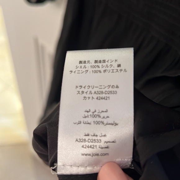 Joie Black boho elbaz blouson dress XS - Picture 8 of 12